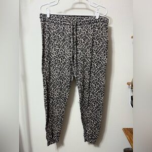 Aerie leopard print PJ pants XL